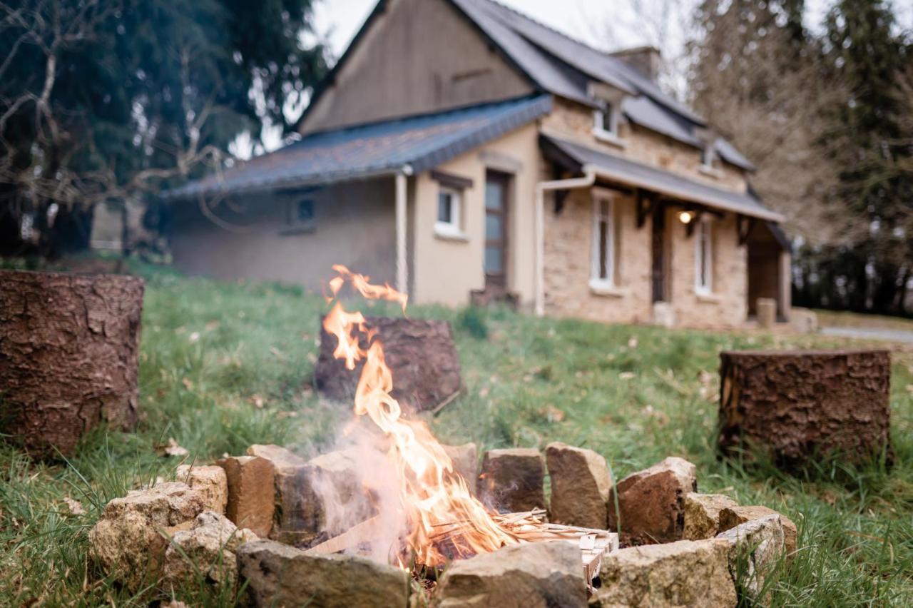Cottage Breton - Gite De Charme En Centre Finistere Plonévez-du-Faou Buitenkant foto